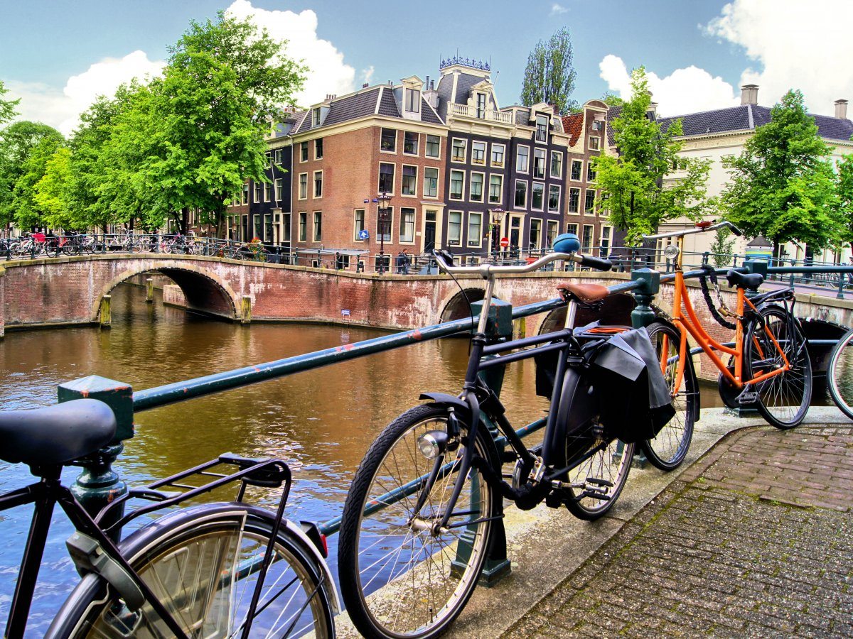 I canali di Amsterdam in Olanda