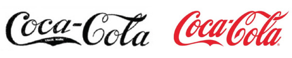 Cambiamenti del logo Coca Cola